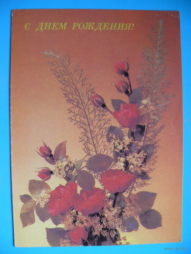 Дергилев И., С днем рождения! 1988, чистая.