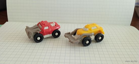 Коллекционные игрушки из Киндер сюрприза. Рабочие автомобили.  (1)