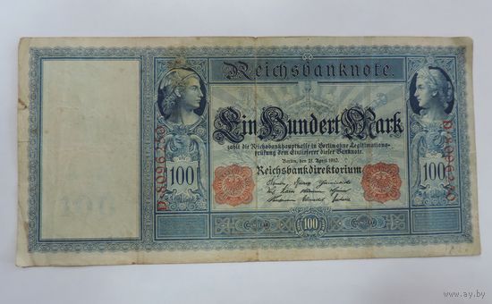 100 марок 1910 г. Германия.