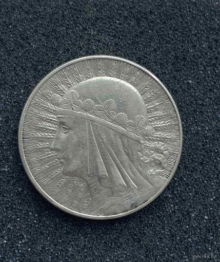 Все лоты с рубля.10 злотых 1932 г.