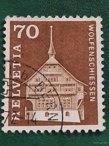 Швейцария 1967. Архитектура.  Wolfenschiessen