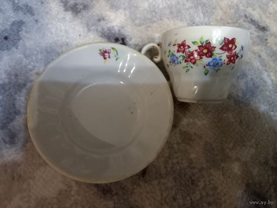 Кофейная пара Фарфор Добруш СССР