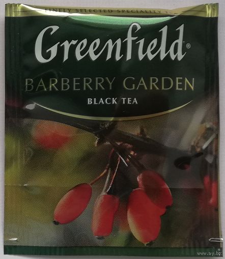 Чай Greenfield Barberry Garden (черный, гибискус, ягоды барбариса, лепестки василька и незабудки) 1 пакетик