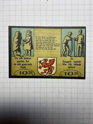 Нотгельд 10 пфеннигов Германия-3012