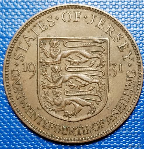Джерси 1/24 шиллинга 1931 г.