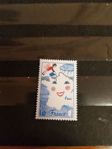 1981 Франция чистая вода рисунок искусство культура чистая клей MNH** выпускалась одиночкой (1-7)