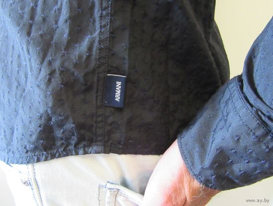 ARMANI JEANS Италия Оригинал Новая Рубашка Размер M L.