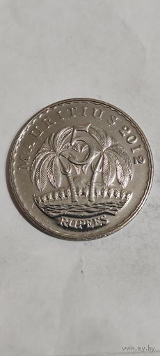 Маврикий 5 рупе 2012