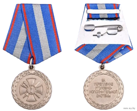 Медаль За укрепление уголовно - исполнительной системы 2 степени