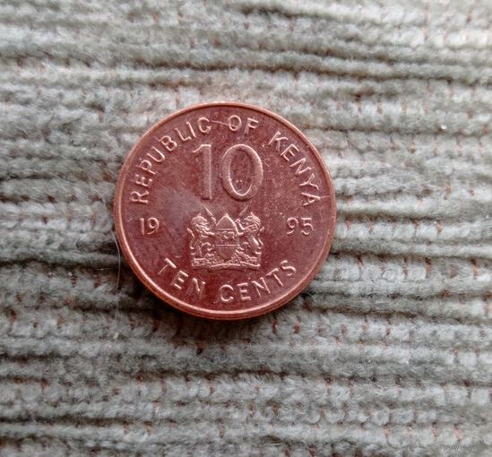 Werty71 Кения 10 центов 1995