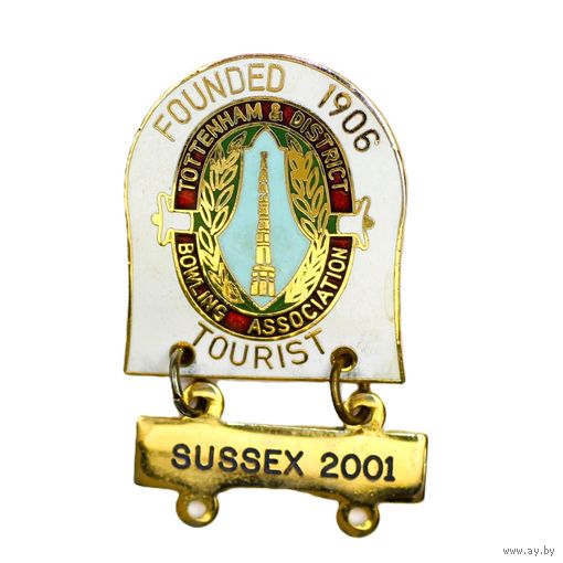 Британия. Tottenham & District Bowling Association Tourist