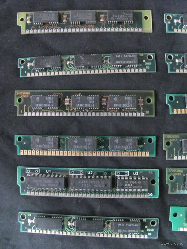 Планки памяти ретро.13 шт.