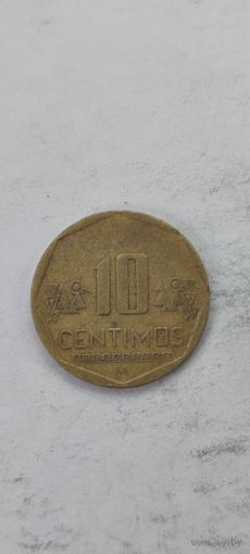 Перу 10 сентимос 2009