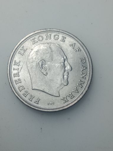 Дания 1 крона 1972 года .