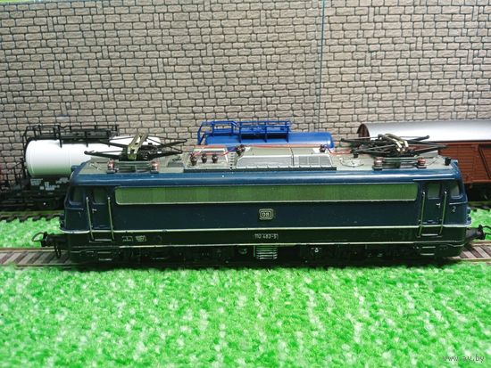 Электровоз Е-110  4-х осный  "TRIX" -DC- б/у 1/87 HO