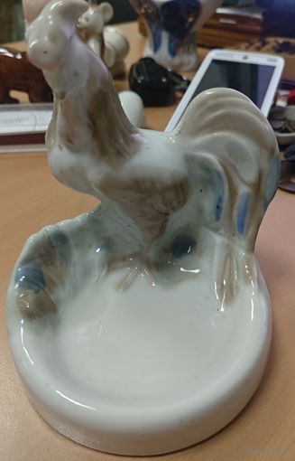 Статуэтка пепельница Петух. Городница СССР