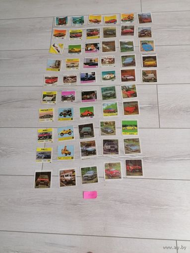 Вкладыши Ото Мото и другие, сборный лот с Рубля