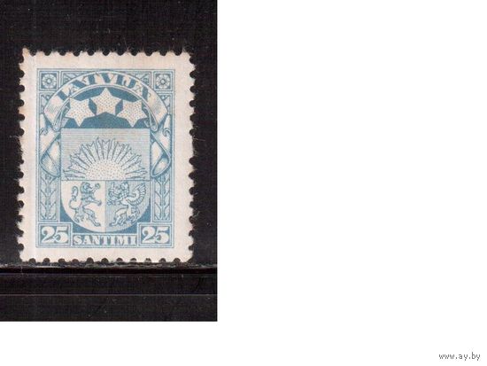 Латвия-1925 (Мих.105)  * , Стандарт, Герб