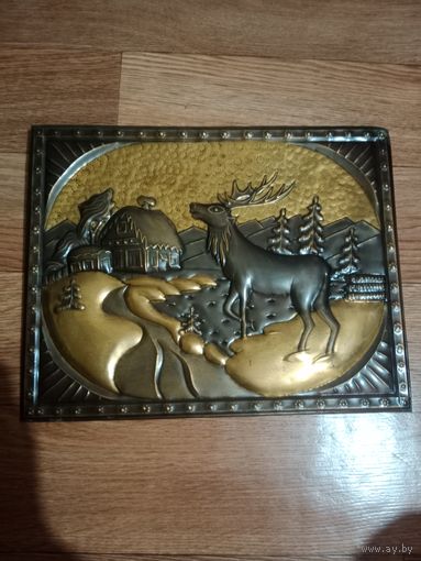 Чеканка времени СССР. Олень