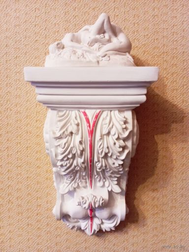 - КРОНШТЕЙН Композиция Ст. НЮ ГРАЦИЯ Реплика Микеланджело 34х17х10 см гипс акрил