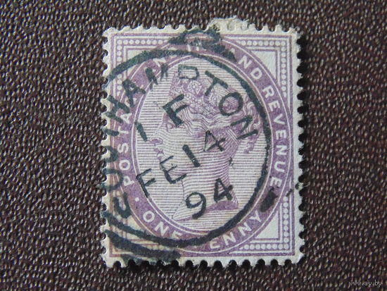 ВЕЛИКОБРИТАНИЯ. 1881 г. Королева Виктория.
