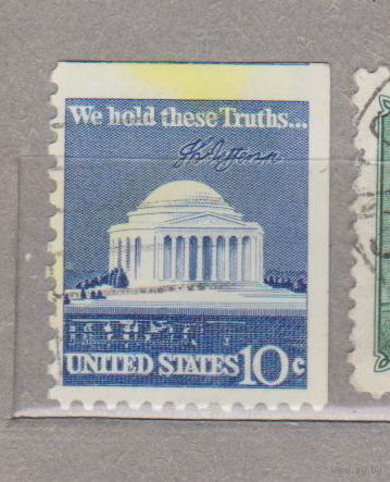 Архитектура Мемориал Джефферсона США 1973 год  лот 4