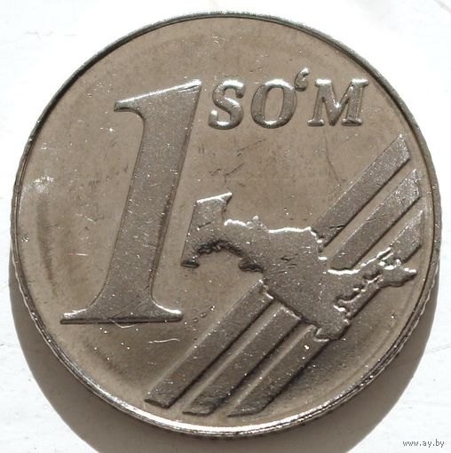 Узбекистан 1 сом 2000 год