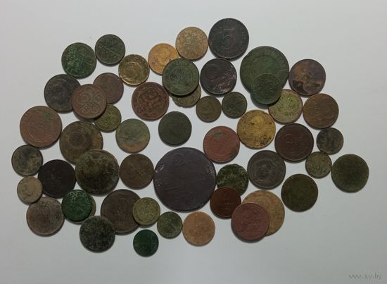 Монеты 50шт.