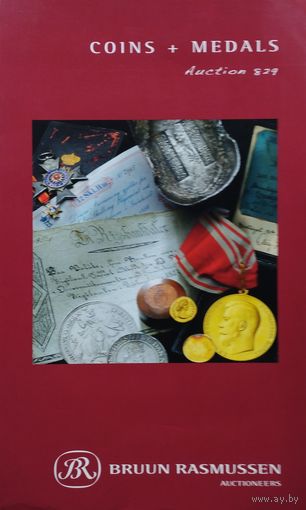 BRUUN RASMUSSEN Auktion 829 2012, Аукционный каталог монет и наград