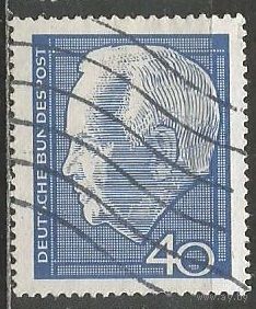 ФРГ. Генрих Любке. Президент. 1964г. Mi#430.
