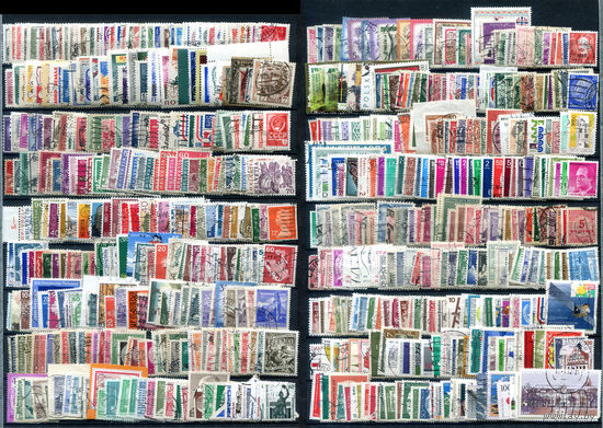 Марки разных стран 3 - 500+ марок - гашёные. #O-W-88-C-1