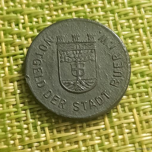 Нотгельды Буер 10 пфеннигов 1919 г. (Zn)