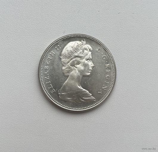 КАНАДА  1 доллар 1967 г.