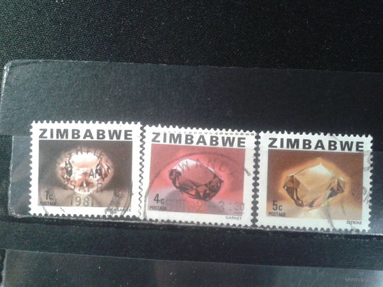 Зимбабве, 1980. Стандарт. Драгоценные камни