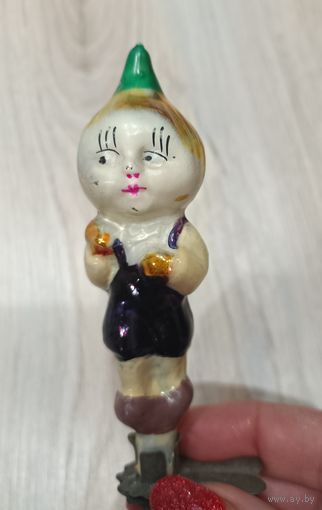 Елочные игрушки, стекло, Чиполлино