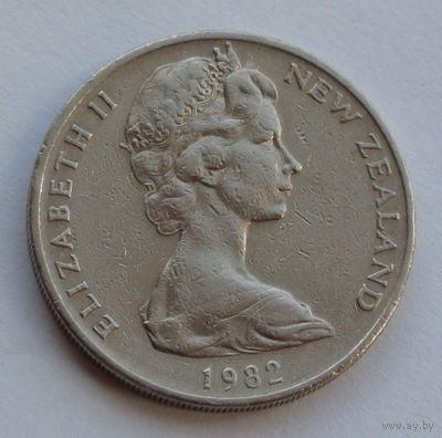 Новая Зеландия 20 центов, 1982