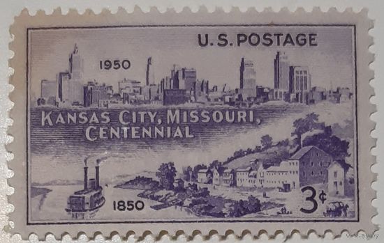 1950 Сто-летие Канзас-сити, штат Миссури США