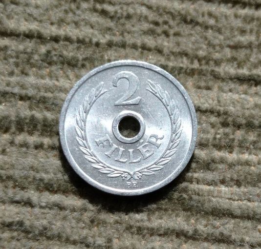 Werty71 Венгрия 2 филлера 1972
