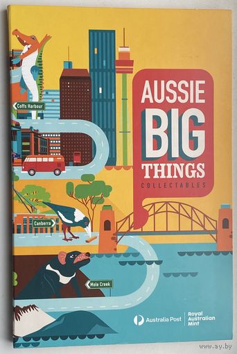 Альбом под серию монет Австралии номиналом 1 доллар "Большие вещи"