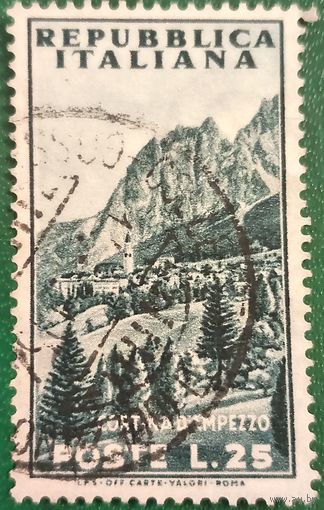 Италия 1953. Горный пейзаж Кортина дАмпеццо