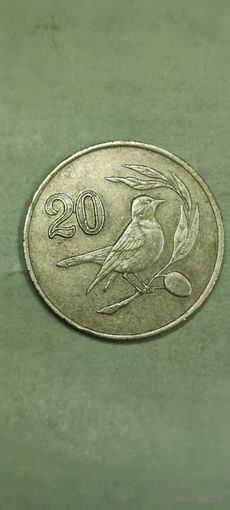 Кипр 20 цент 1985
