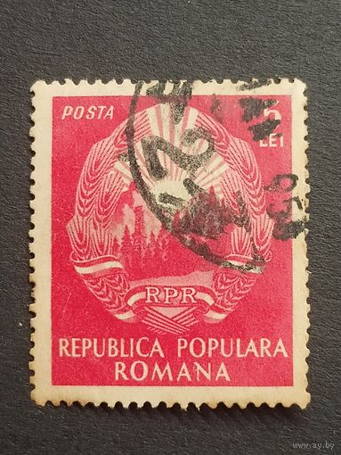 Румыния 1952. Герб. Большой размер