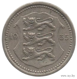 Эстонская Республика /I Республика/. 20 сентов 1935.