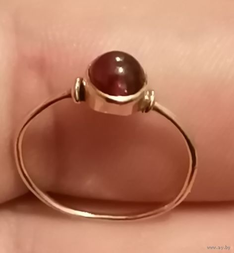 Колечко с царской 56 пробой АР