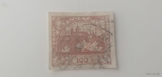 Чехословакия 1919. Стандартный выпуск. Надпись: "СESKO POSTA SLOVENSKА"