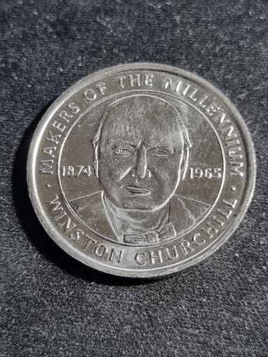 Жетон Уинстон Черчилль 1874 -1965. Миллениум 2000
