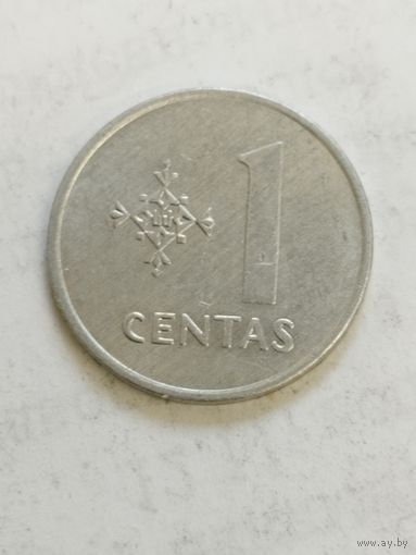 Литва 1 цент 1991