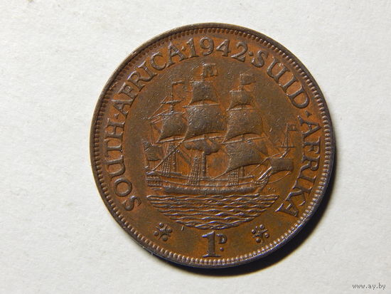 ЮАР 1 пенни 1942г.