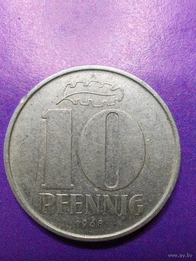 Германия ГДР 10 пфеннингов 1968 А