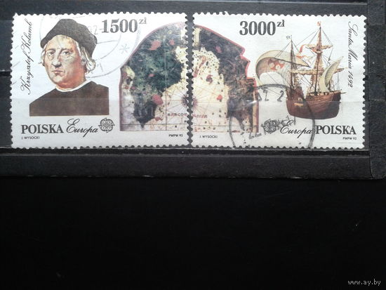 Польша, 1992, Европа, 500 лет открытия Америки, полная серия